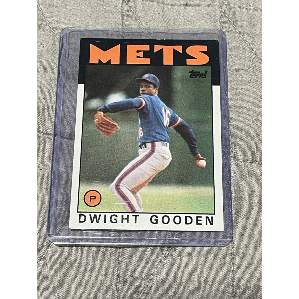 1986 Topps Dwight Gooden New York Mets Baseball Card